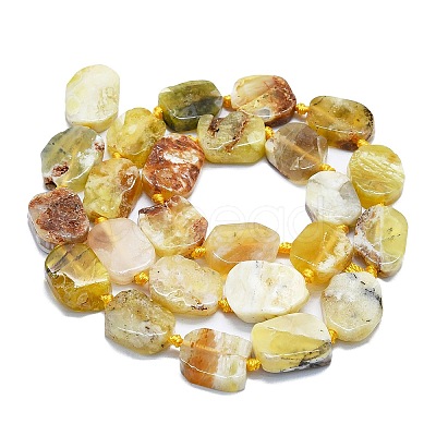 Natural Yellow Opal Beads Strands G-K245-L01-01-1