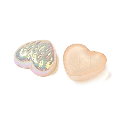 UV Plating Acrylic Cabochons OACR-H121-02D-1