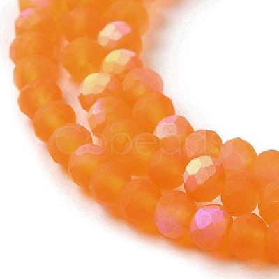 Imitation Jade Glass Beads Strands EGLA-YW0003-19A-22-1
