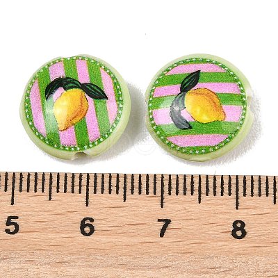 Printed Handmade Porcelain Beads PR-CBA938E-02D-1
