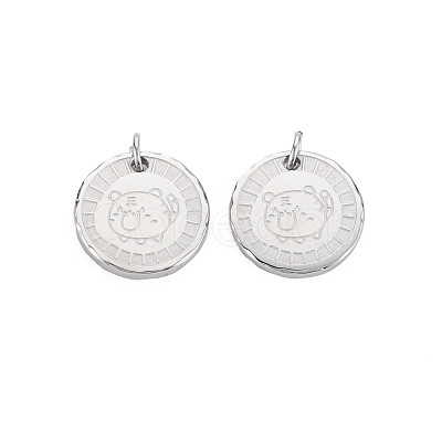 Non-Tarnish 304 Stainless Steel Pendants STAS-N097-159P-1
