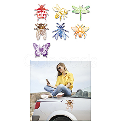 Reflective Vinyl Car Stickers STIC-WH0022-024-1