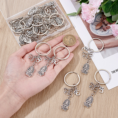 20Pcs Alloy Keychains KEYC-HY00018-1