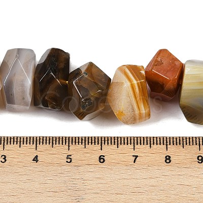 Natural Yellow Botswana Agate Beads Strands G-F796-D01-01-1