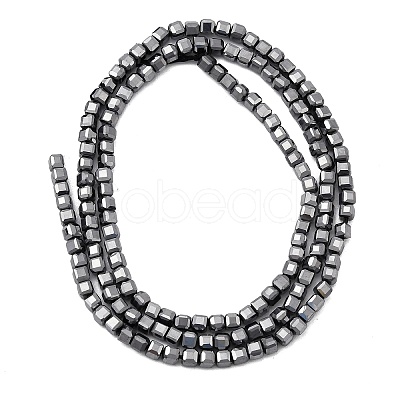 Synthetic Terahertz Stone Beads Strands G-H327-L03-01-1
