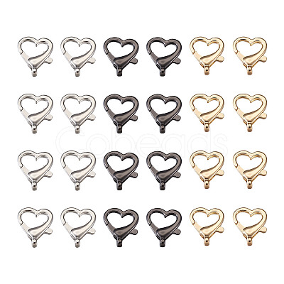 Alloy Lobster Claw Clasps PALLOY-KS0001-04-RS-1