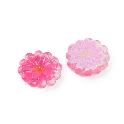 Flower Series Resin Cabochons CRES-Q008-01A-1