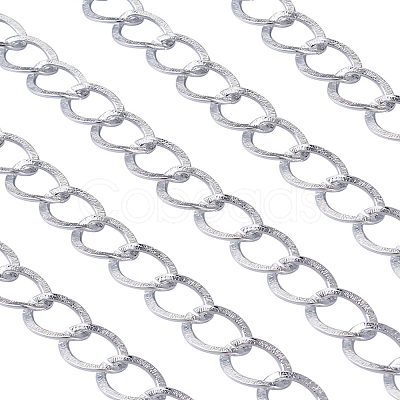 Aluminium Twisted Chains Curb Chains CHA-TA0001-05S-1