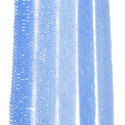 Electroplate Glass Beads Strands EGLA-A044-J8mm-A03-1