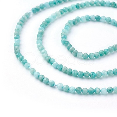 Natural Amazonite Beads Strands G-F619-26-2mm-1