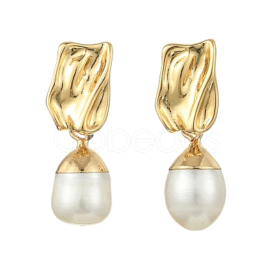 304 Stainless Steel Stud Dangle Earrings EJEW-JE07240-03-1