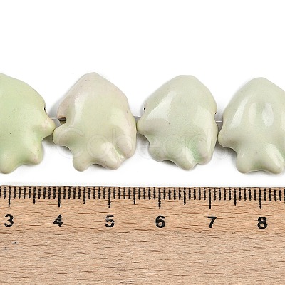 Handmade Porcelain Beads Strands PORC-C007-01B-1