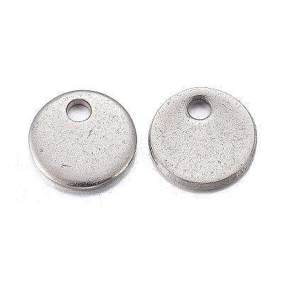 Non-Tarnish 201 Stainless Steel Charms STAS-F255-043P-6mm-1