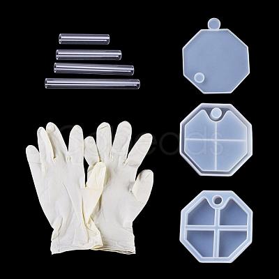 DIY Layered Rotating Storage Box Silicone Mold Sets DIY-X0293-86-1