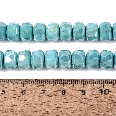 Anti-Tarnish Electroplate Glass Beads Strands GLAA-T025-10mm-11T-1