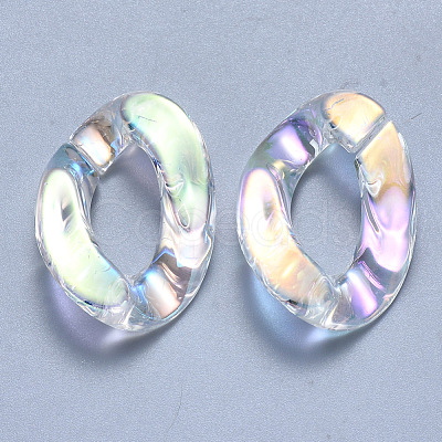 Transparent Acrylic Linking Rings X-OACR-S036-001B-D01-1