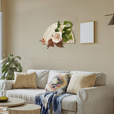 2Pcs Wood Wreath Boards DIY-FG0006-77B-1