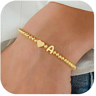 Alloy Beads Stretch Bracelets for Women FS-WG09F24-21-1
