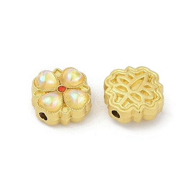 Alloy Resin Rhinestone Beads PALLOY-D369-20MG-02-1