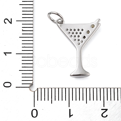 Rack Plating Brass Micro Pave Cubic Zirconia Pendants LS-KK-NH0003-02P-1