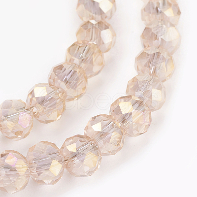 Electroplate Glass Beads Strands LS-GLAA-K027-01AB-1