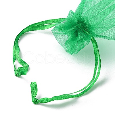 30Pcs 4 Styles Rectangle Organza Bags Jewellery Storage Pouches Wedding Favour Party Mesh Drawstring Gift OP-FS0001-01D-1