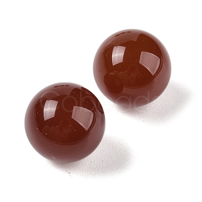 Natural Carnelian No Hole Sphere Beads G-K353-04C-29-1
