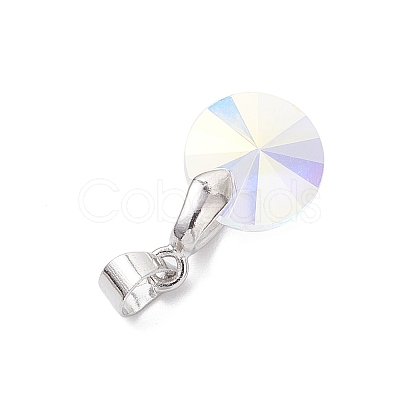 AB Color Plated Glass Charms PALLOY-JF04593-02-1