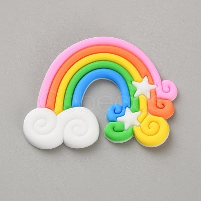 PVC Plastic Cabochons KY-WH0045-75-1