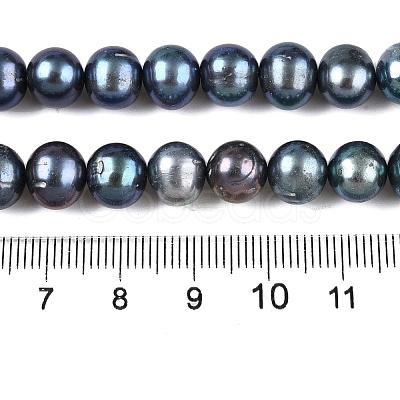 Natural Cultured Freshwater Pearl Beads Strands PEAR-N013-08H-1