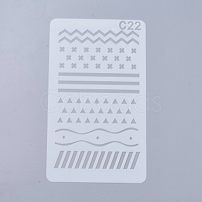 Plastic Reusable Drawing Painting Stencils Templates DIY-WH0047-22-1