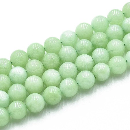 Natural Quartz Beads Strands G-N355-8mm-49-1
