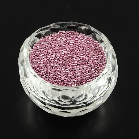 Color Plated DIY 3D Nail Art Decoration Mini Glass Beads X-MRMJ-R038-E04-1