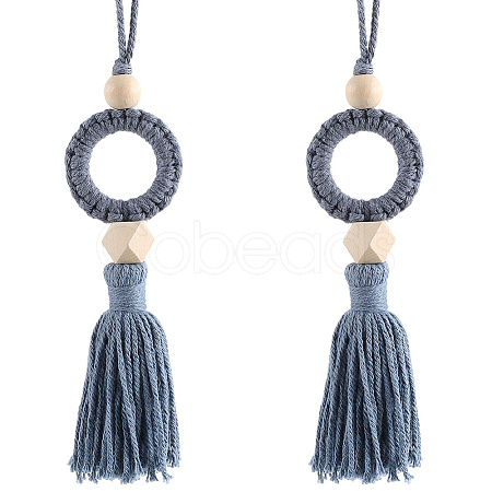 Cotton Woven Pendant Decorations AJEW-WH20054-012B-1