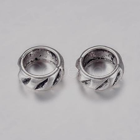 Tibetan Style Alloy Bead PALLOY-E446-16AS-1