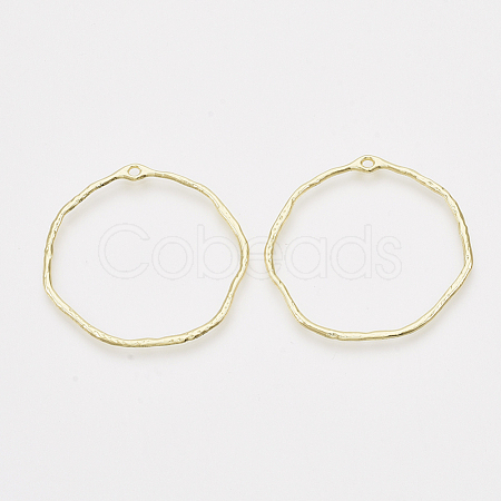 Alloy Open Back Bezel Pendants PALLOY-S121-82B-1