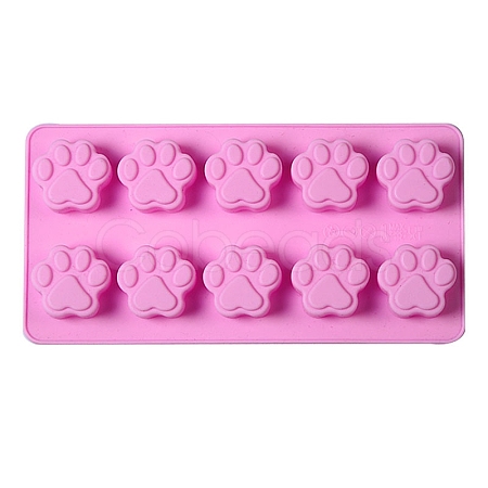 Paw Shaped Fondant Molds LS-DIY-WH0215-44-1