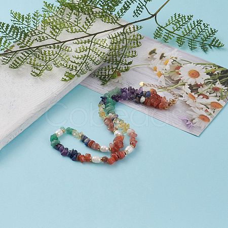 Chakra Jewelry NJEW-JN03252-1