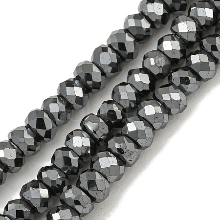 Non-magnetic Synthetic Hematite Beads Strands G-I365-14-1