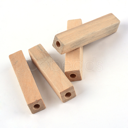 Unfinished Wood Beads X-WOOD-S659-13-LF-1