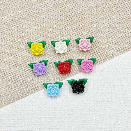 Baking Paint Alloy Enamel Beads FIND-G092-04-1