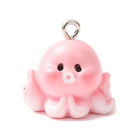 Opaque Resin Pendants RE-CBA18E8-02P-1