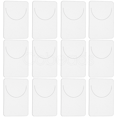 40Pcs PP Plastic Blank Bookmarks AJEW-BC0009-19-1