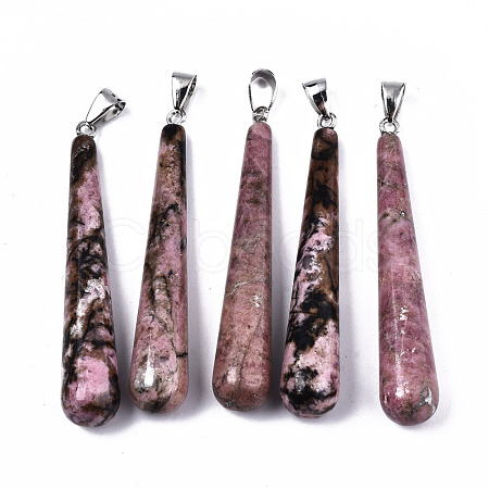 Natural RhodoniteBig Pendants G-T131-17G-1