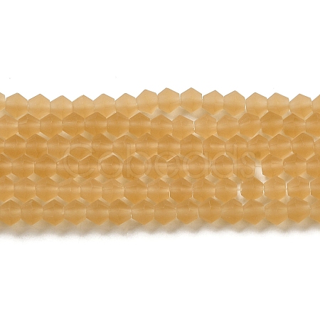 Imitate Austrian Crystal Frosted Glass Beads Strands EGLA-A039-T3mm-MD18-1