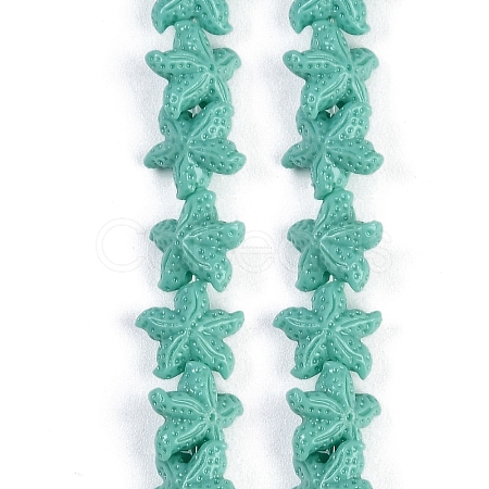 Synthetic Coral Dyed Carved Beads Strands X-CORA-K009-06A-05-1