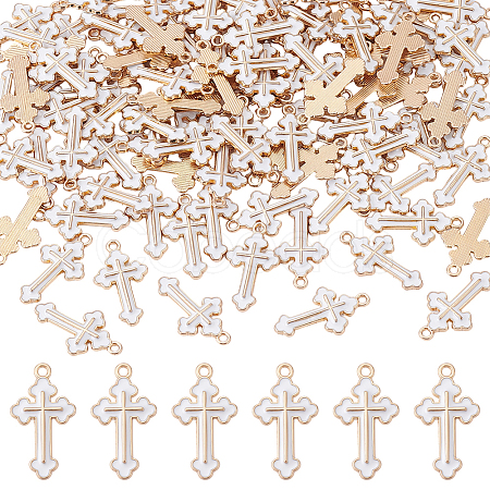 100Pcs Alloy Enamel Pendants ENAM-ME0001-63-1