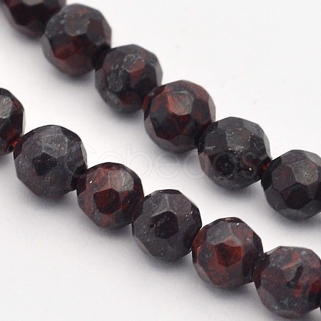 Natural Bloodstone Beads Strands G-E302-086-4mm-1