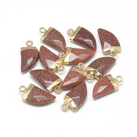 Synthetic Goldstone Pointed Pendants G-Q966-03-1