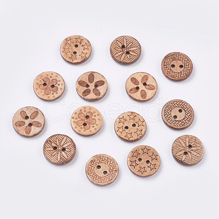 Wooden Buttons BUTT-K007-13-1